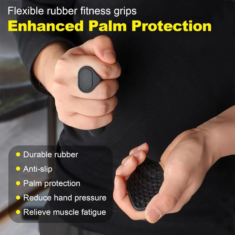 Fortalecedor de agarre antideslizante para pesas y entrenamiento - imagen 3