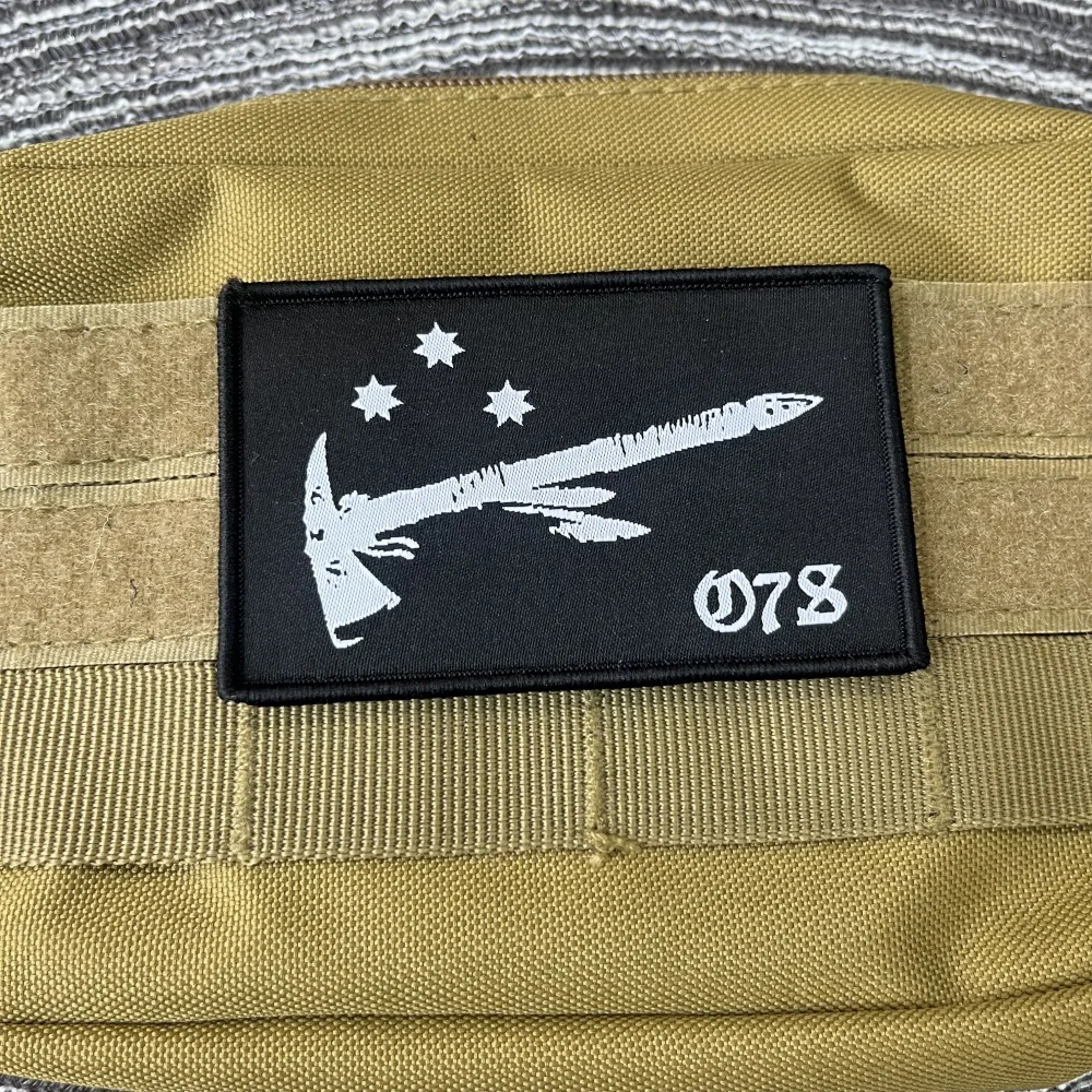 One7sixno-Parches de tela Symphony Mark para ropa, parche táctico de gancho y bucle para mochila, Accesorio militar, pegatinas en línea INS - imagen 4