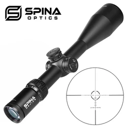 Mira telescópica con retícula de Mil puntos para caza, visor óptico táctico con bloqueo de torreta de paralaje lateral, reinicio, Spina Optics 6-36X56 SF