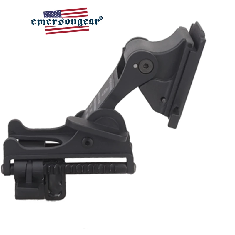 Emersongear soporte para casco táctico gafas NVG montaje de alcance abatible para PVS 14 7 caza combate deporte al aire libre senderismo aluminio - imagen 5