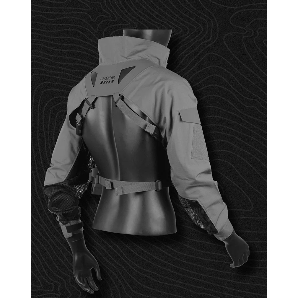 Conjunto combinado de paquete combinado de asalto rápido con traje de manga 'Urban Ranger' - Plataforma de pecho táctica de varios tamaños - Ajuste ligero y ajustable - imagen 2