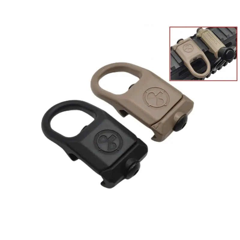 Anillo de montaje de alcance giratorio con eslinga QD de liberación rápida GBB táctica. 223 AR15, accesorios de caza aptos para adaptador QD de riel de 20mm