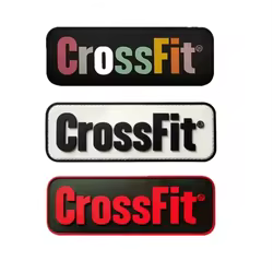 Parche PVC bordado CrossFit – Aplique costura pegatina motorista Punk