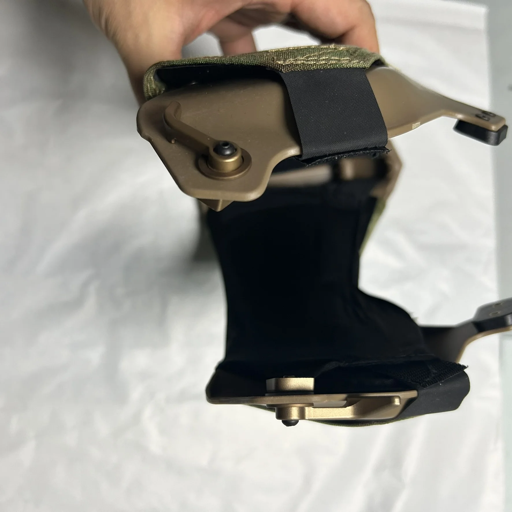 Visera protectora FMA para rieles de casco de corte rápido/alto |   Máscara de media cara balística al aire libre Paintball Airsoft - imagen 5