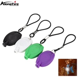 Linterna LED mini llavero con luz nocturna - para correr y pasear