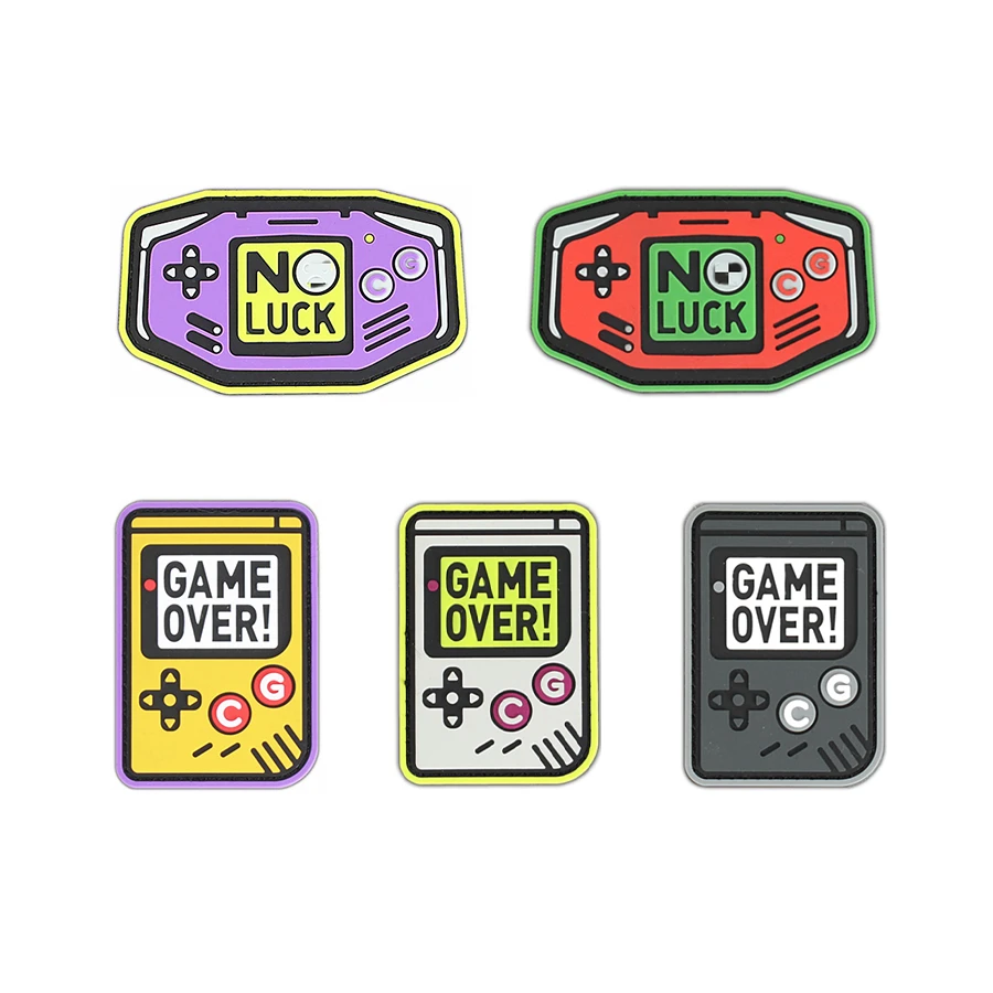 Parche de PVC 3D, insignias tácticas de juego sin suerte para mochila, ropa, decoración DIY - imagen 5