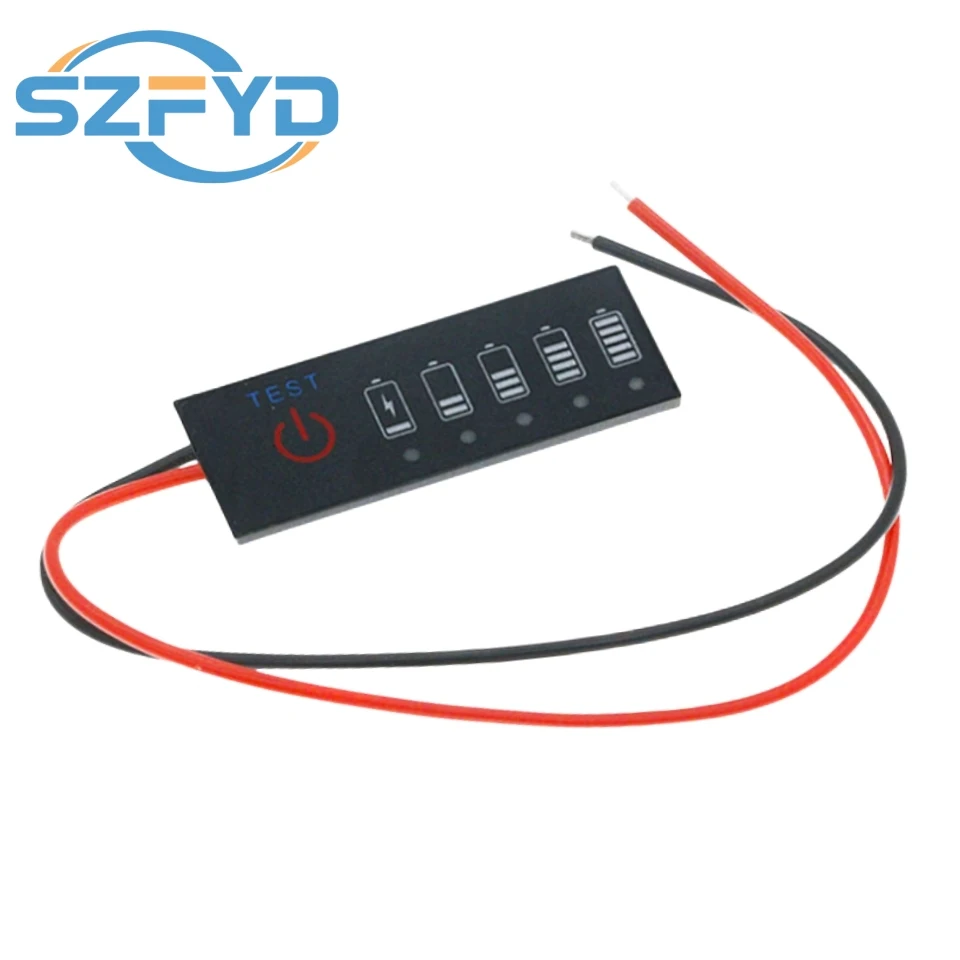 18650 Li-ion Lipo litio 12V indicador de nivel de batería probador de capacidad medidor 1S 2S 3S 4S 5S 6S 7S 3,7 V-29,4 V - imagen 4