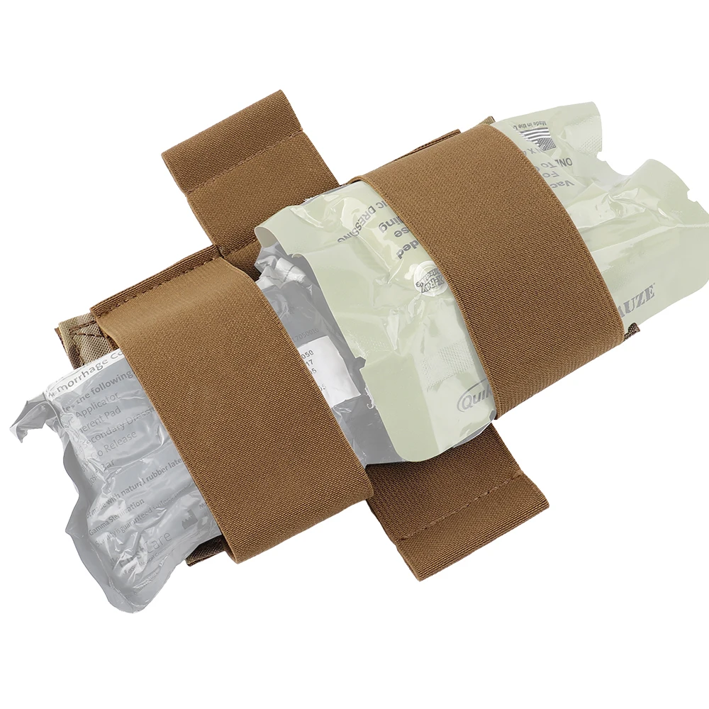 IFAK-bolsa médica de inserción, organizador de cierre de bucle elástico, vendaje de emergencia seguro, cizallas para Trauma químico, accesorios de caza - imagen 5