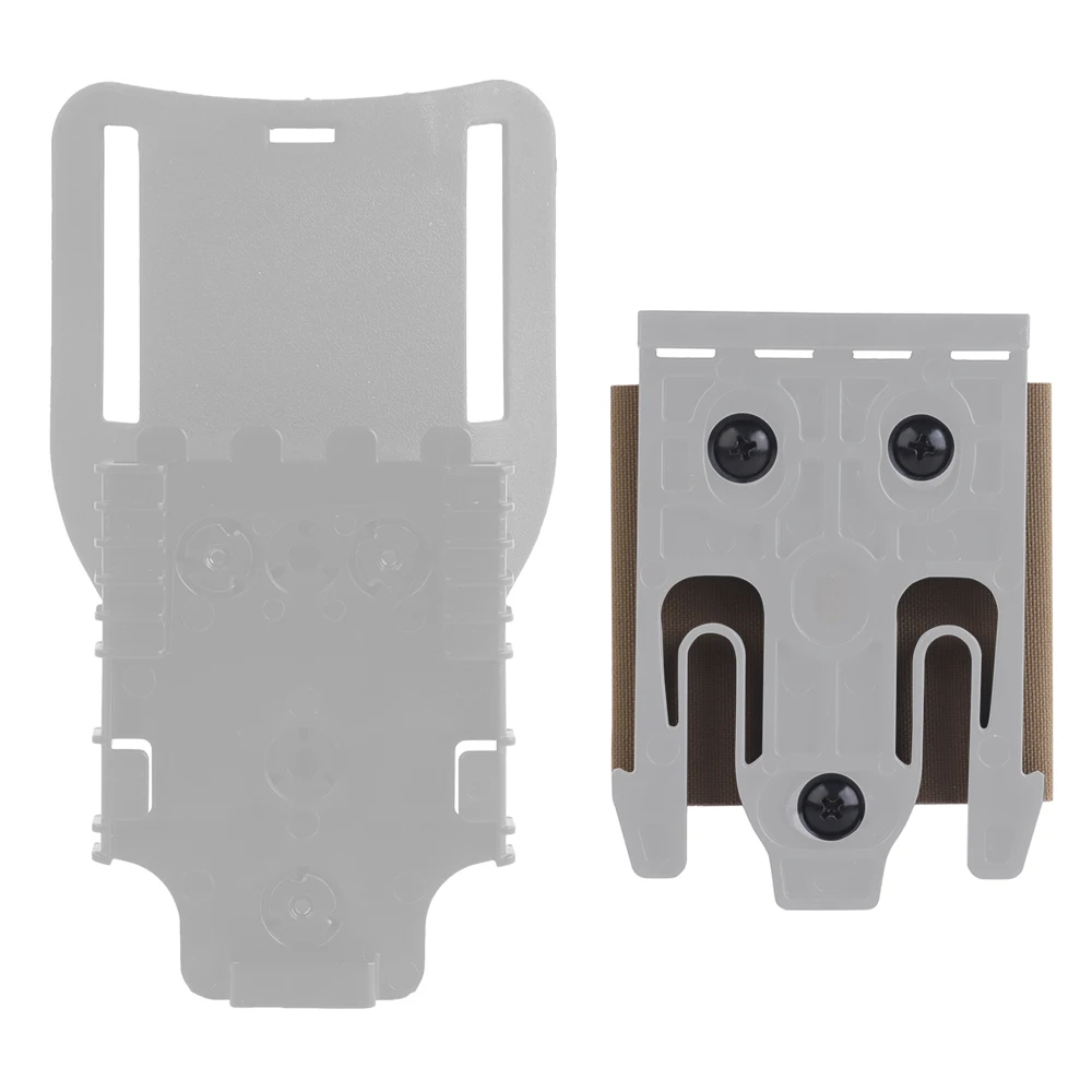 Adaptador táctico QLS MOLLE, accesorios para caza, tiro, Airsoft, funda cartuchera extensible, equipo de montaje en Panel portátil - imagen 5