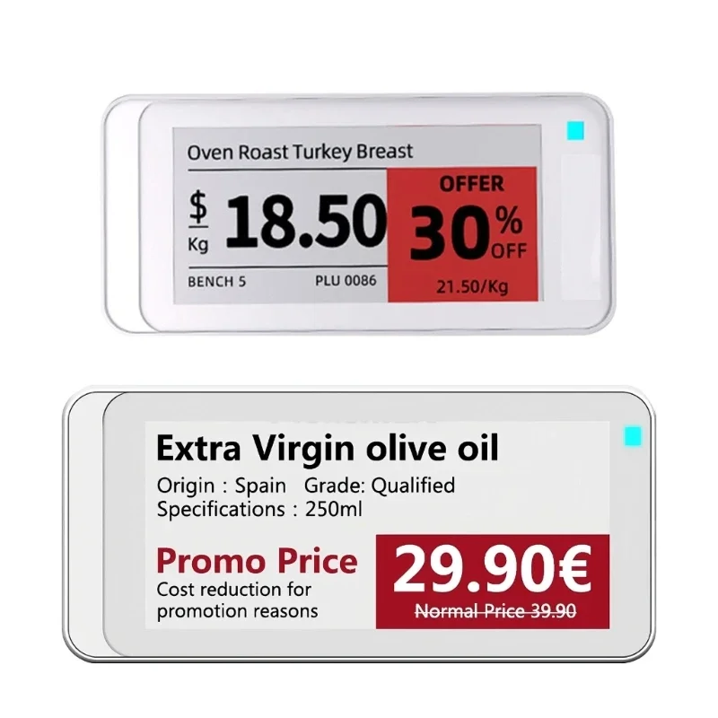 Etiquetas para estantes bajo consumo energía, herramienta Digital inalámbrica seguimiento inventario por - imagen 3