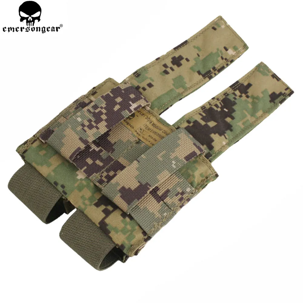 EMERSONGEAR-bolsa doble estilo LBT para caza, Airsoft, Paintball, Molle, multicamuflaje táctico de combate, EM6366, 40mm - imagen 3