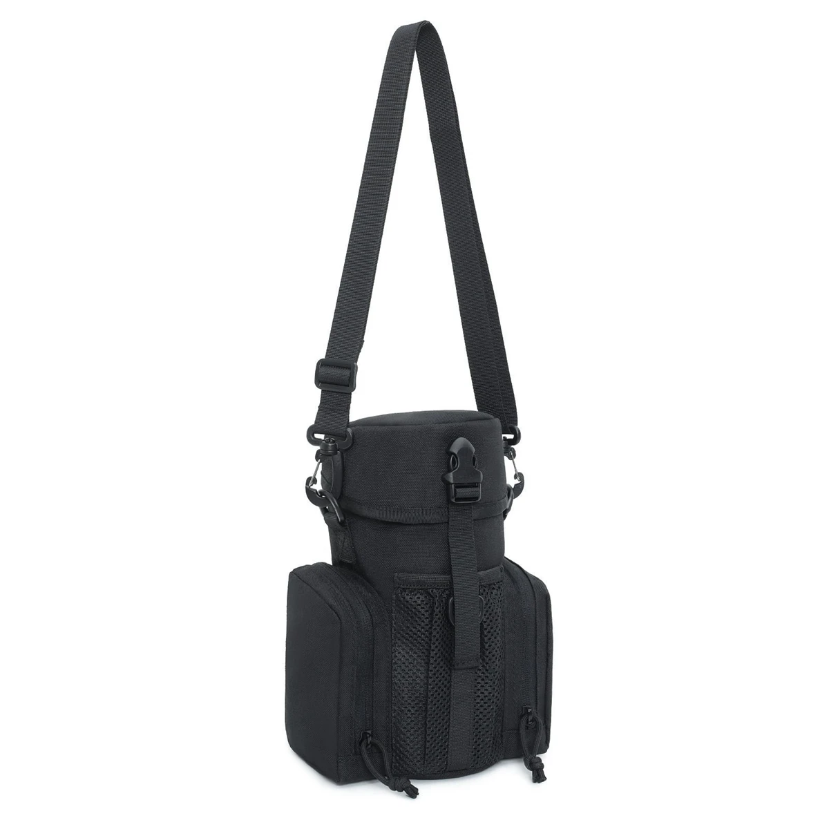 Bolsa para botella de agua para deportes al aire libre, almacenamiento impermeable, bandolera táctica multifuncional portátil, herramientas para senderismo y bicicleta - imagen 4