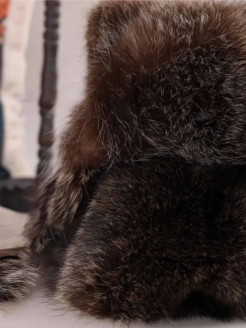 Gorro cálido de invierno, gorro antifrío, protección para los oídos, gorro grueso, gorro Lei Feng, gorro de hombre - imagen 5