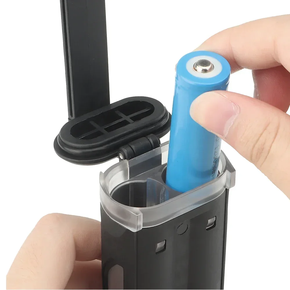 Caja de almacenamiento de batería táctica, resistente al agua, 18650/AA/AAA/CR123, caja de herramientas para caza y Camping, chaleco MOLLE, equipo portátil - imagen 5