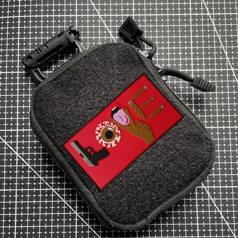 Parche táctico de amor, insignia de moral militar, gancho y bucle de PVC, mochila, accesorios de decoración de ropa, brazalete adhesivo - imagen 3