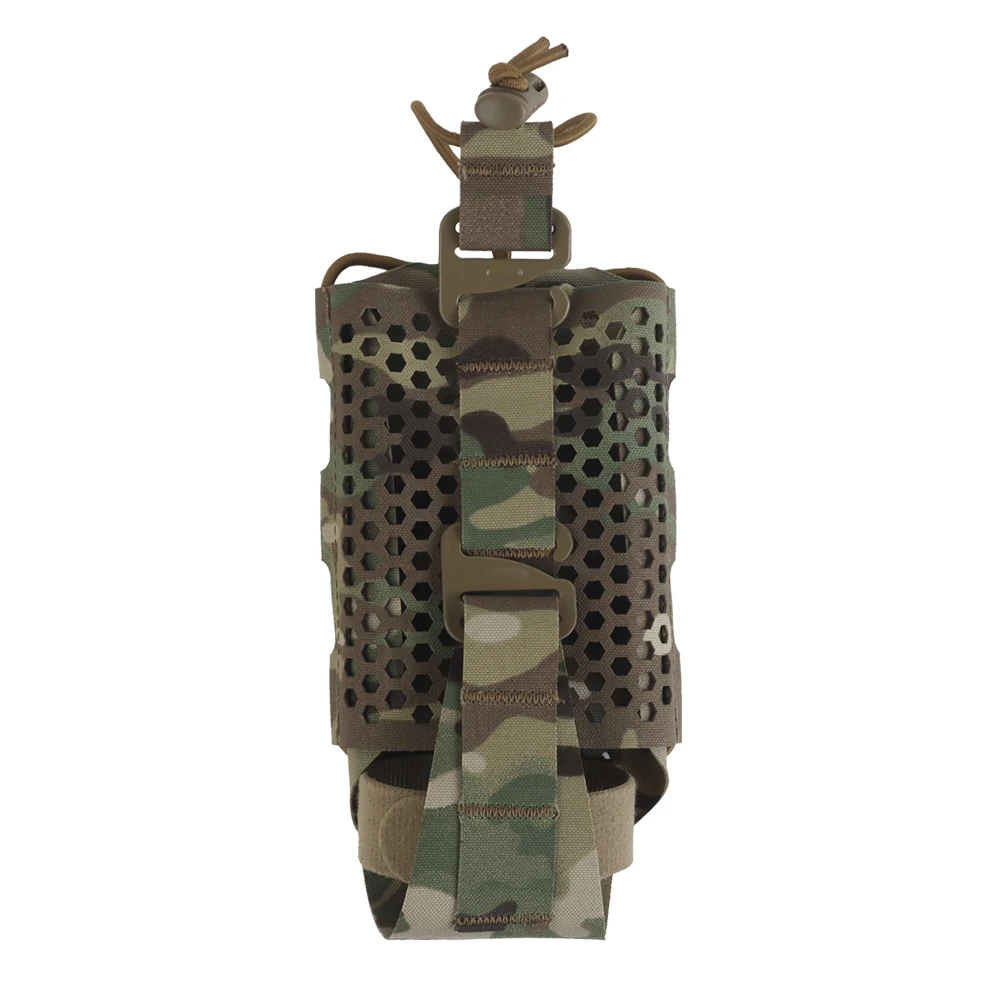 Bolsa táctica para Radio MOLLE, chaleco Airsoft, portador de placa, montaje ajustable para caza al aire libre, interfono, Walkie Talkie, bolsa de soporte - imagen 3