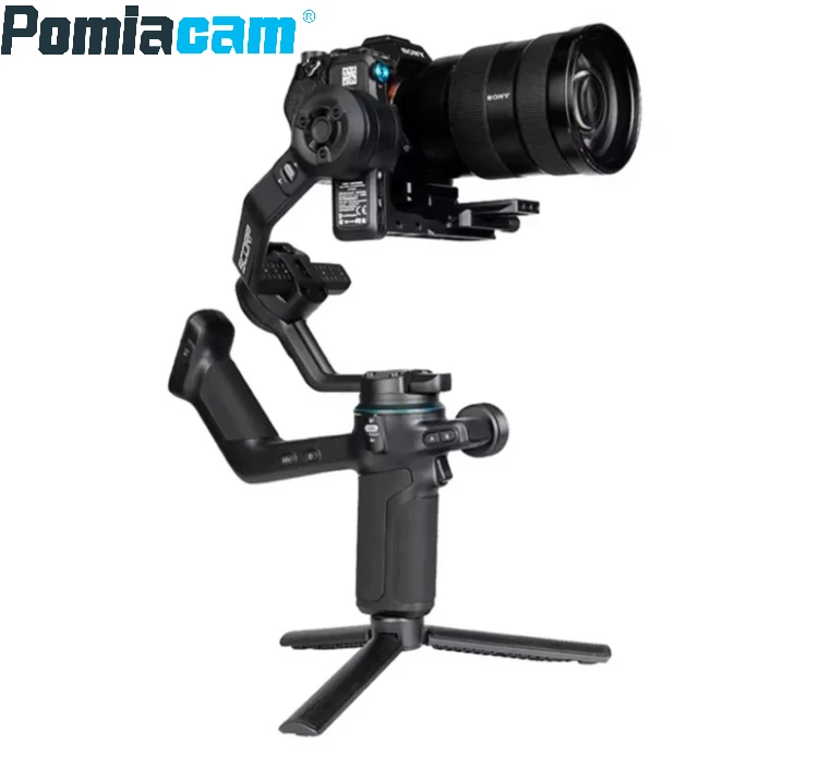 Estabilizador de cardán SCORP-C 2 Pro, carga de 3,5 kg, seguimiento AI, disparo vertical para cámaras DSLR/sin espejo