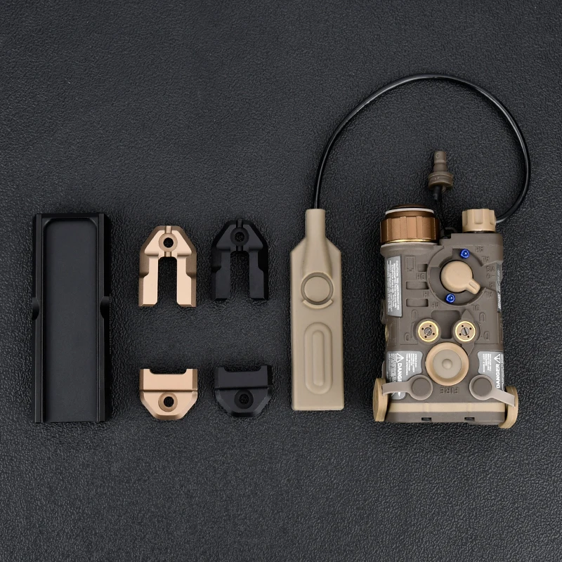 WADSN nuevo Nylon NGAL láser infrarrojo L3-NGAL luz estroboscópica LA23 interruptor de enchufe con almohadilla de presión montaje de interruptor riel Picatinny MLOK - imagen 4