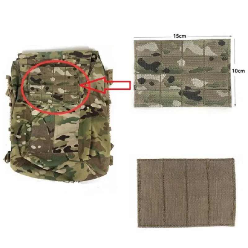 Panel adaptador de chaleco táctico, convertidor de gancho y bucle, sistema MOLLE de celosía 16 - imagen 3