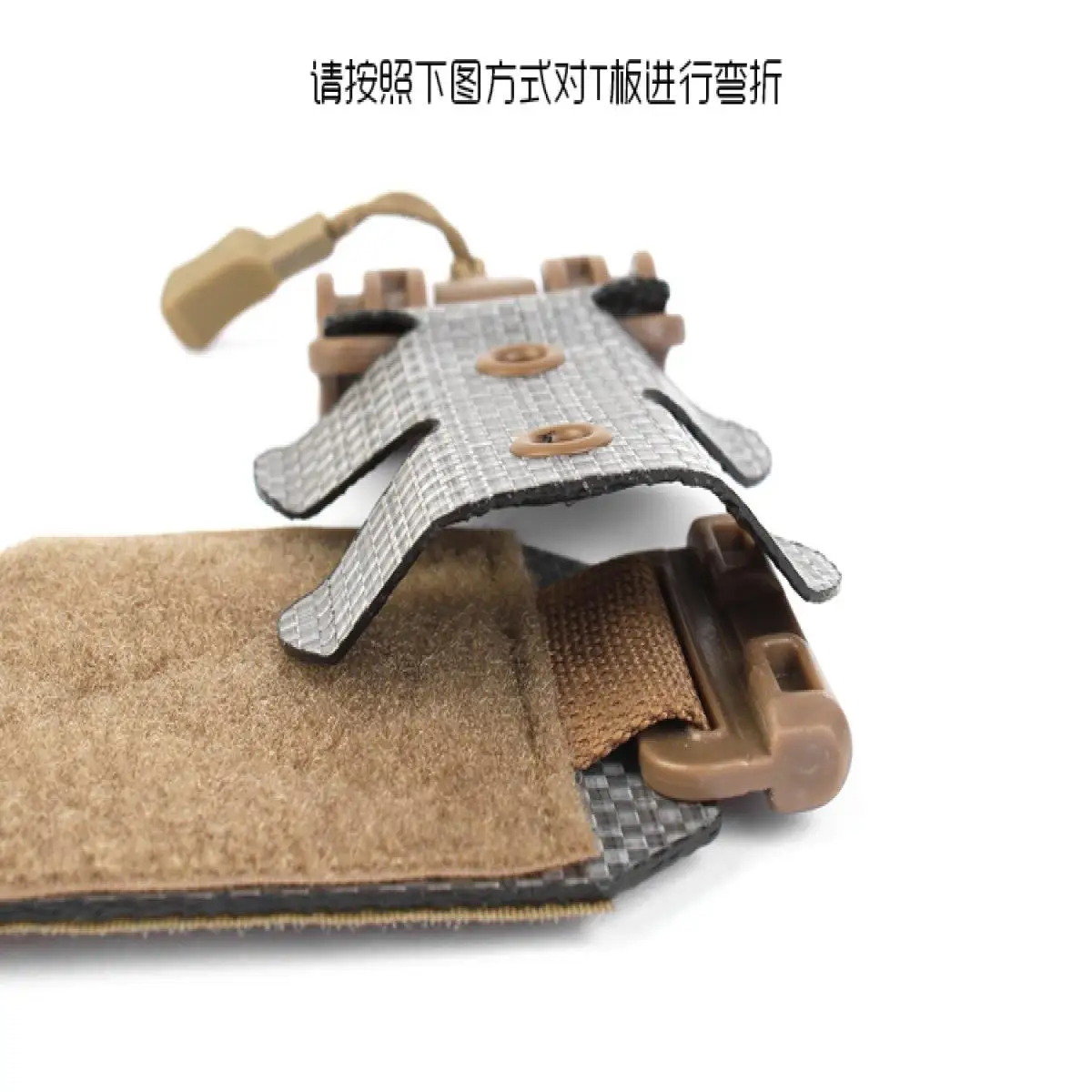 Airsoft FCPC V5 3AC cubierta de cintura de ataque Panel lateral adaptador de parche de liberación rápida hebilla versión de tubos Panel lateral de 2 bandas de liberación rápida - imagen 5