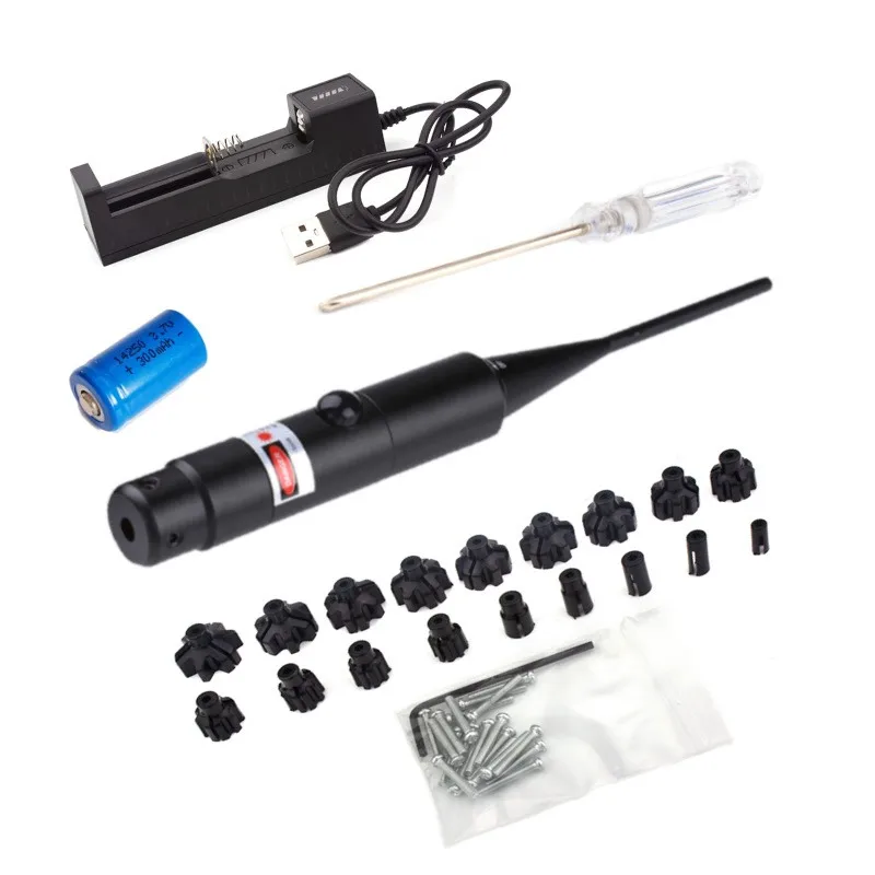Kit de puntero láser rojo para colimador de puntero láser de calibre.177 a.50.78 Universal Bore Sighter - imagen 4