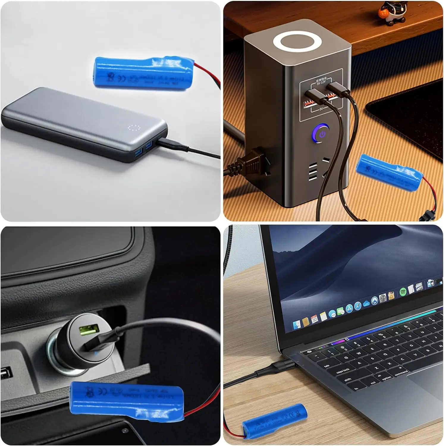 Batería recargable de iones de litio de 3,7 V y 1200mAh, enchufe de SM-2P para coches de Control remoto, camiones todoterreno monstruo de juguete, coche de carreras RC - imagen 5