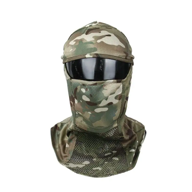 Pasamontañas táctico de malla metálica para Paintball, máscara facial completa TMC3487, Airsoft - imagen 2