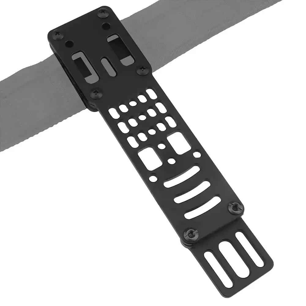 Funda táctica Modular de Metal para pistola, adaptador, banda para pierna caída, caza, Airsoft, extracción rápida para plataforma QLS - imagen 4