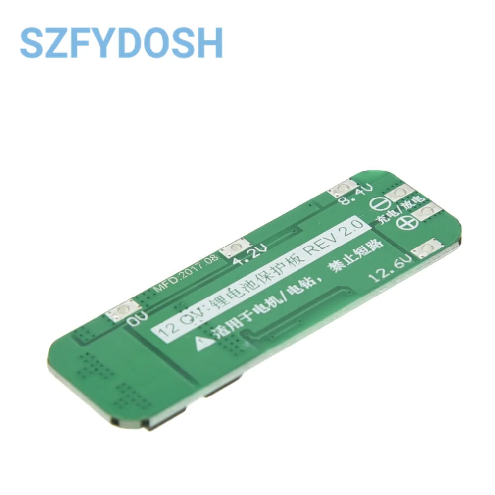 3S 20A Li-ion batería de litio 18650 Placa de protección del cargador PCB BMS 11,1 V 12V 12,6 V módulo de protección de carga celular - imagen 4