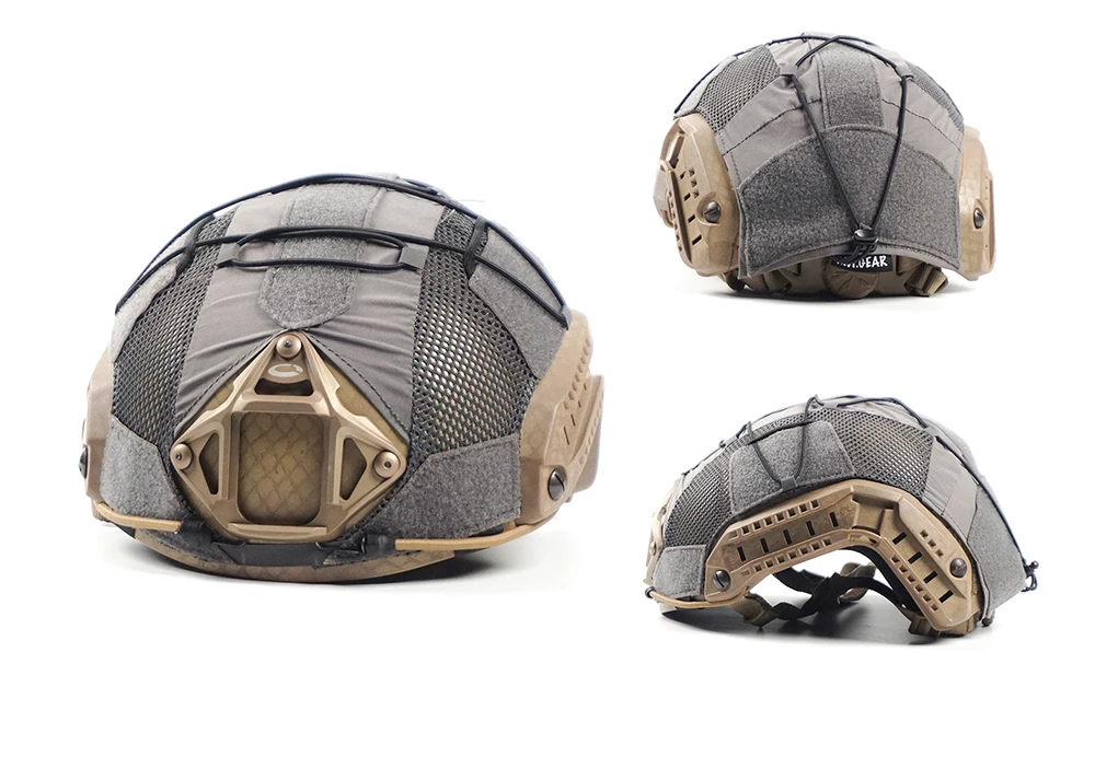 Funda protectora para casco, conjunto