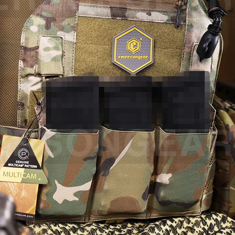 Emersongear-bolsa de plataforma desmontable con Panel frontal, Clip rápido táctico, con Triple bolsa para revistas M4 para chaleco 4019/4020, 11,11, ventas - imagen 2