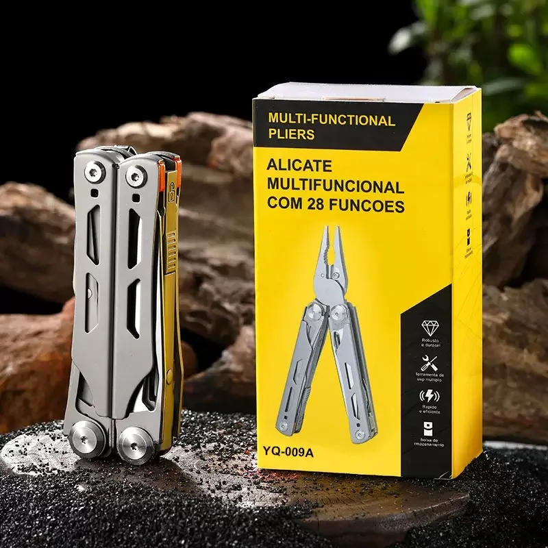 Nuevo alicates multifuncionales de proceso de perforación de precisión, alicates portátiles de herramientas totalmente de acero inoxidable para acampar al aire libre - imagen 5