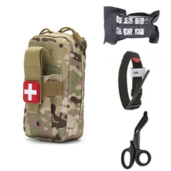 Botiquín táctico MOLLE – Kit emergencia primeros auxilios con torniquete