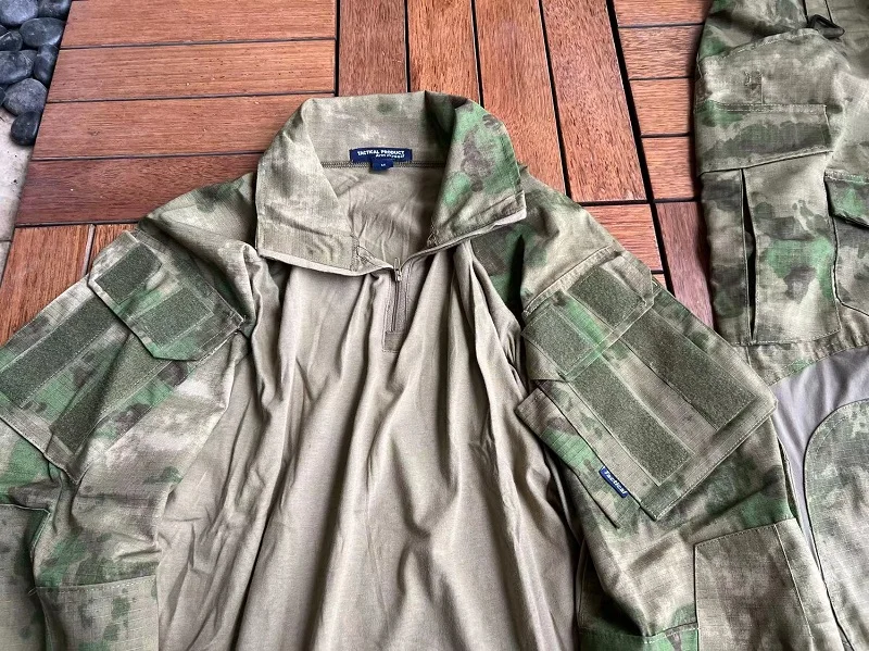 Gen3 Green Ruins Tactical Frog Paintball G3 Suit, Top de manga larga, pantalones de combate, rodilleras - imagen 4