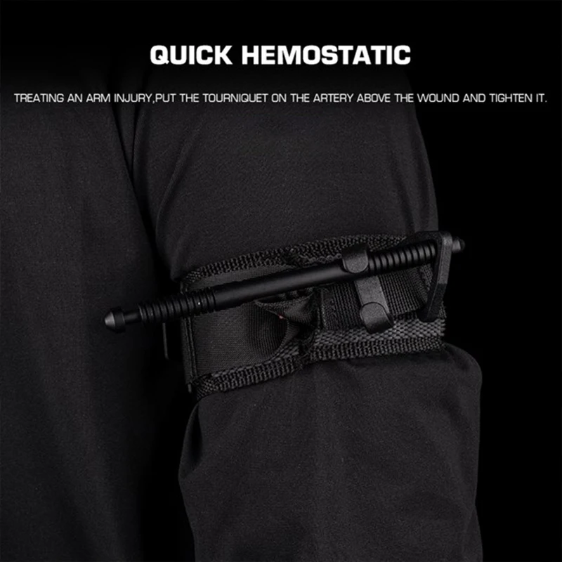 WOSPORT SOF torniquete táctico de cuarta generación dispositivo de rescate con una sola mano equipo de escape al aire libre tipo spin-press - imagen 3