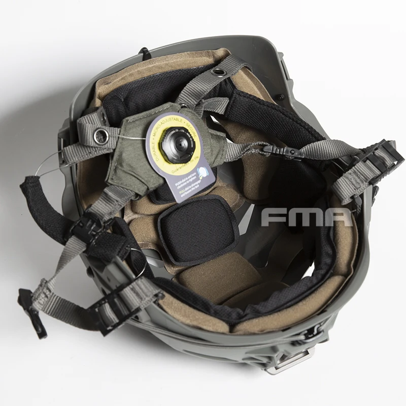 FMA Gen2 Casco táctico MICRO FTP Bump EX Airsoft, negro/arena/gris