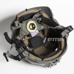 FMA Gen2 Casco táctico MICRO FTP Bump EX Airsoft, negro/arena/gris