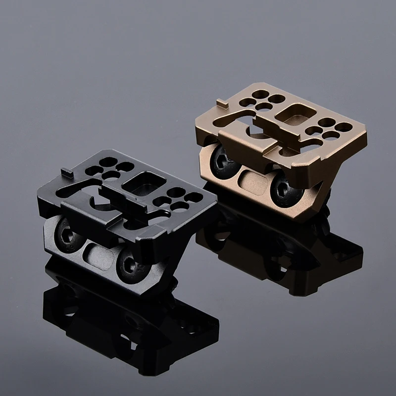 WADSN-Base de luz de explorador Surefir M300 M600 para MLOK Keymod Rail Airsoft SF M600, lámpara de arma de caza, accesorios de montaje Offset de 45 ° - imagen 3