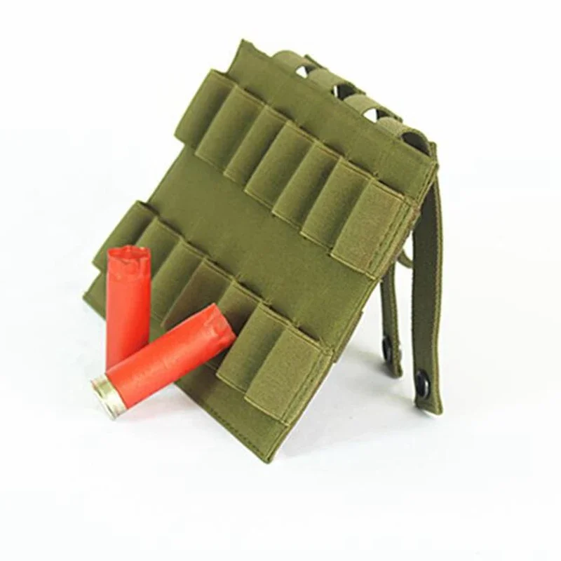 Bolsa de munición táctica de 14 escopetas redondas para caza, accesorios de tiro, bolsa porta revistas, turismo de acampada - imagen 4