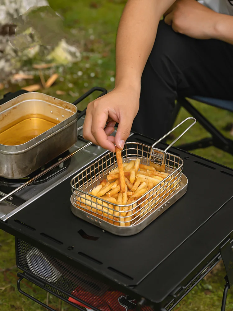 Fiambrera de aluminio con alivio de presión, equipo de Picnic, cocina y freír, caja Bento gruesa multiusos, dispositivo de cocina - imagen 3