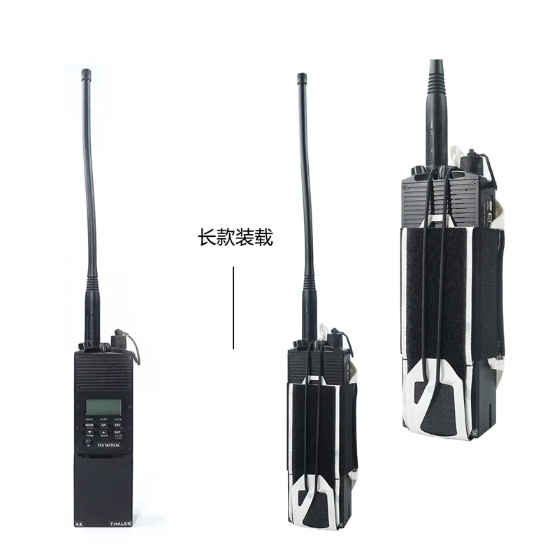 DMgear-Paquete de intercomunicador exterior táctico de camuflaje Molle, paquete de revistas, hueso de acero, 5,56/7,62 - imagen 4