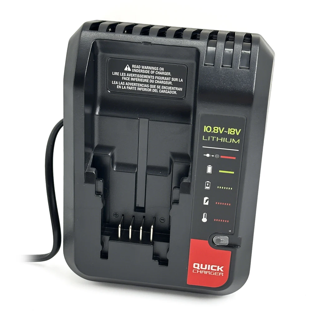 Cargador de batería de litio 2A, carga rápida para Black And Decker Stanley modelo LBXR20 LBXR20B ASL186K ASL188K 18V herramientas 10,8-18V - imagen 2