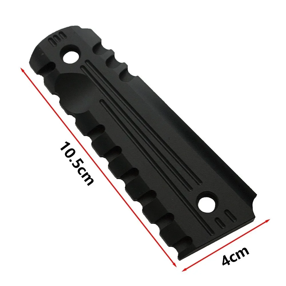 Cubierta de empuñaduras M1911/MEU de aleación de aluminio CNC para pistola de caza 1911, accesorios de agarre - imagen 2