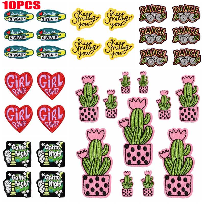 Parche bordado termoadhesivo cactus – Infantil para coser o planchar