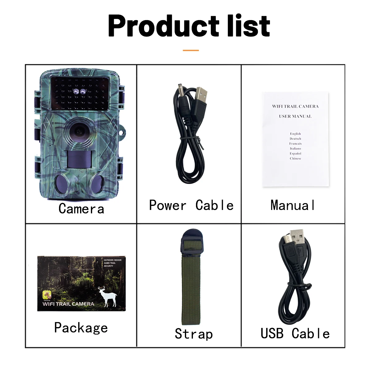 Cámara de rastreo de vida silvestre para caza y vídeo 4K, resistente al agua, 60MP, 30MP, WIFI, transmisión en vivo, visión nocturna, cámara trampa para fotos al aire libre - imagen 4