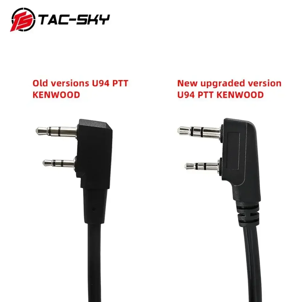 TAC SKY PTT U94 PTT auriculares tácticos adaptador PTT walkie-talkie Ptt, adecuado para auriculares tácticos Comta /Sordin PttDE - imagen 3