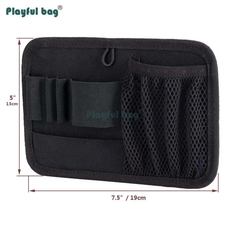 Bolsa de malla táctica, organizador Modular de utilidad, bolsa de administrador, Kit de expansión de mochila, paquete de herramientas EDC de bolsillo AVA184 - imagen 3