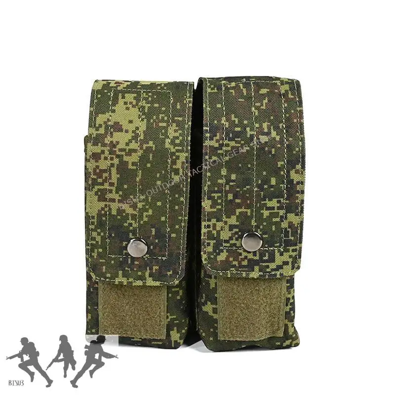 Bolsa táctica MOLLE para cargadores fusil 5.56 7.62 doble capa - imagen 4