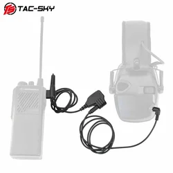 Motorola adaptador de micrófono de 2 pines a 3,5mm para Walkers Razor, Auriculares deportivos de impacto y walkie-talkie Motorola GP2001 de 2 pines