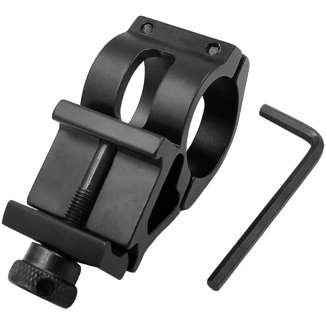 Soporte de linterna para pistola, montaje lateral Offset de 45 grados, 25,4mm, 20mm, riel Weaver Picatinny - imagen 3